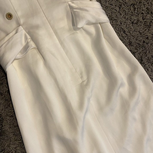 Jonathan Simkhai White and Gold Midi Dress - Picture 15 of 16